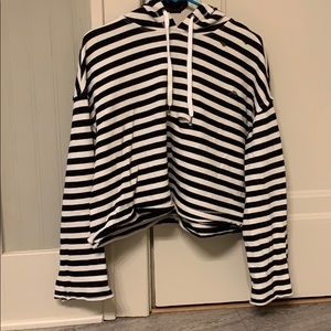 Striped hoodie